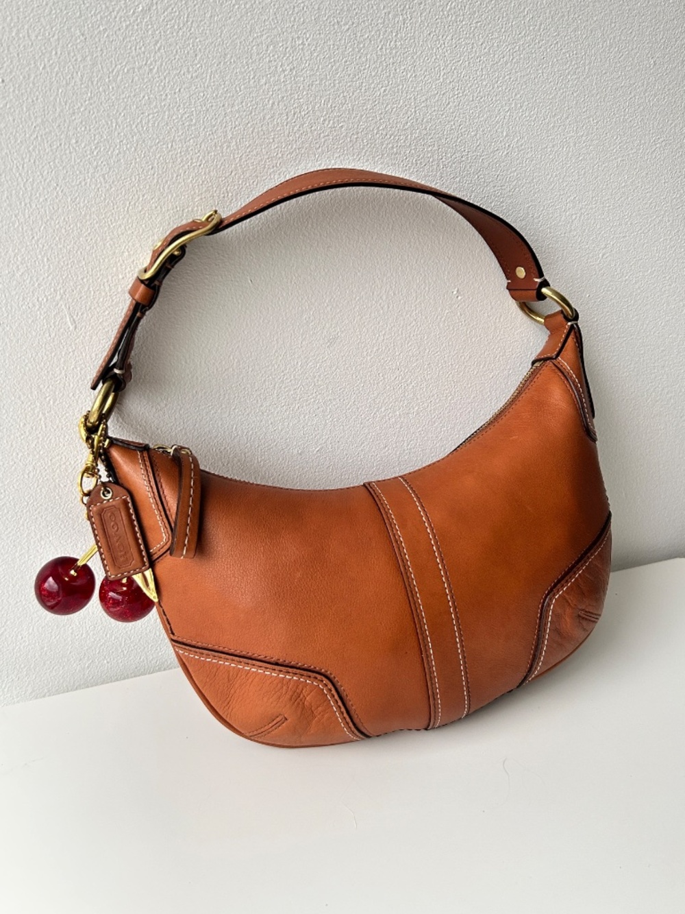 Vintage Coach Hamptons shoulder bag in brown
